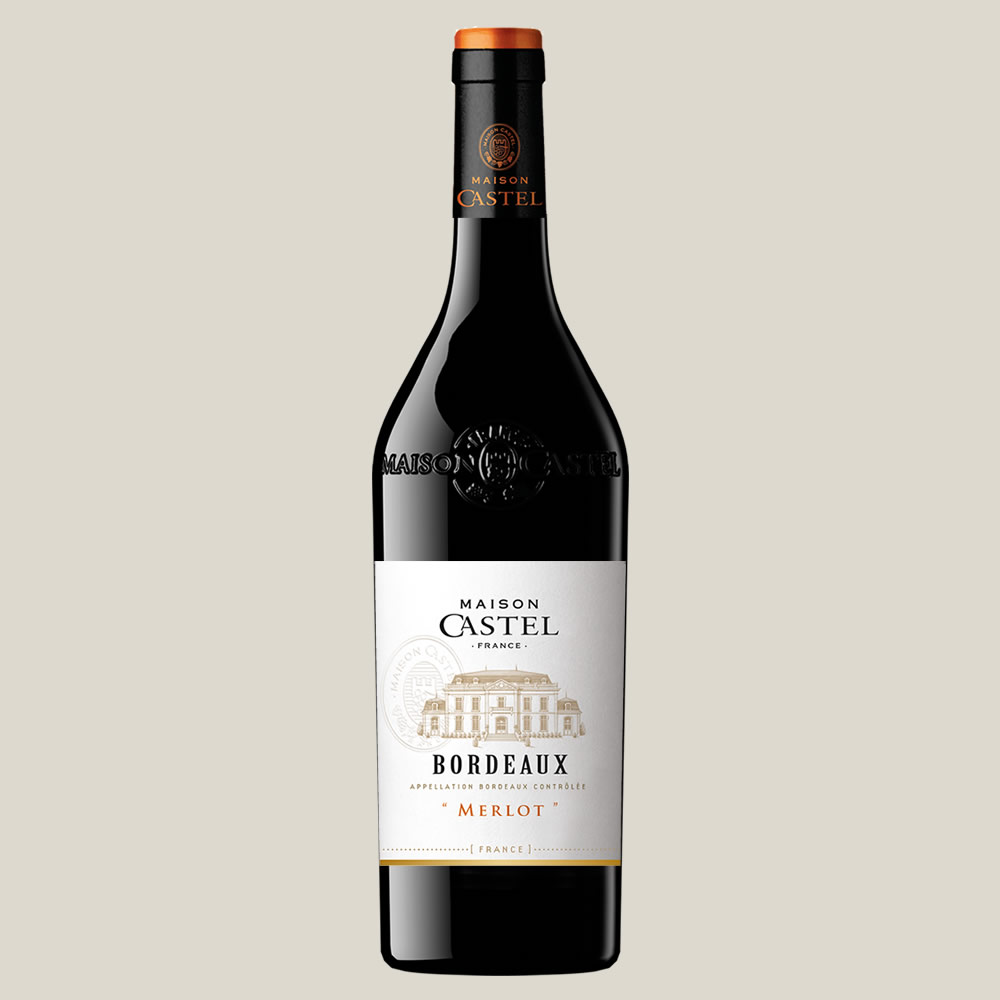 VR - MAISON CASTEL - MERLOT ROUGE 75CL